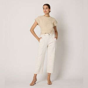 CLEOBELLA TAYLOR TROUSER | DARK IVORY size 25